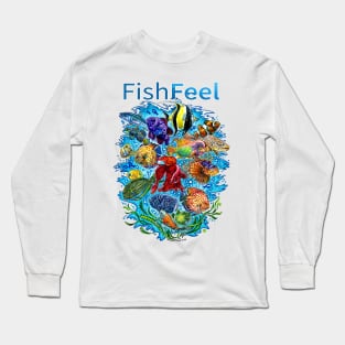 Fish Feel merchandise Long Sleeve T-Shirt